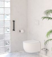 Поручень прямой Поручень Сунержа прямой d 28 мм / L 300 Тёмный титан муар арт-15-3012-0300 — фото 1, Поручни для ванной