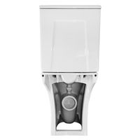 Унитаз напольный Azario FRETTA ROUND 650x340x790 безободковый, в комплекте прямым сиденьем микролифт арт-AZ-7121A — фото 13, Напольные унитазы