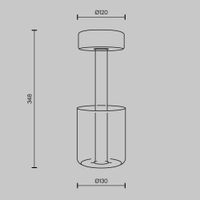 Товар: Аккумуляторный светильник Maytoni MOD229TL-L3B3K1 - фото 15 Аккумуляторный светильник Maytoni MOD229TL-L3B3K1 — фото 15, Настольные лампы