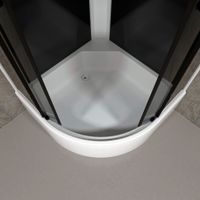 ДК Грэй-Блэк 90*90 В (7 мест+сифон D50) арт-Щ0000067303 — фото 14, Душевые кабины