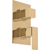 LR587.3Z LOIRA - смеситель, скрытый монтаж, 3-х режимный, ЦВЕТ ЗОЛОТО — фото 1, Смеситель для душа