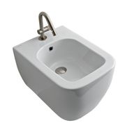 Биде Scarabeo TEOREMA 2.0 подвесное с одним отверстием цвет белый арт-5127 — фото 1, Биде подвесные