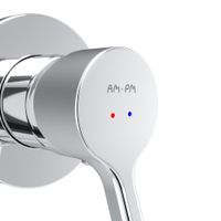 F85B72600 X-Joy S, смеситель д/умывальника, монтируемый в стену, хром, шт. — фото 4, Смесители для раковины