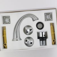 PRESTIGE См-ль д/раковины, на 3 отв., донный клапан "click-clack", хром арт-31611 — фото 4, Смесители для раковины