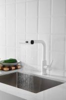 Смеситель для кухни с мультифункциональным изливом BELZ , белый арт-B74811-8 — фото 5, Смесители для кухни