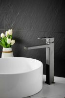 Смеситель для накладной раковины BELZ, оружейная сталь, арт-B11658-3 — фото 2, Смесители для раковины