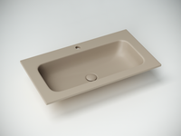 Раковина накладная Grace прямоугольная, с отверстием под смеситель, 810*457*137 мм, цвет капучино матовый, арт. арт-CN7012MC — фото 3, Раковины накладные