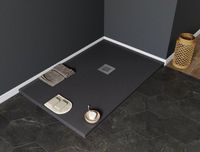 Душевой поддон Aquanet Pleasure 120х80 черный 00258890 — фото 3, Душевые поддоны из литьевого мрамора