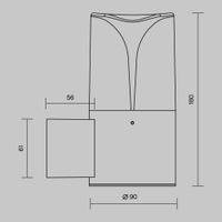 Товар: Настенный светильник (бра) Outdoor O016WL-01B - фото 5 Настенный светильник (бра) Outdoor O016WL-01B — фото 5, Уличное освещение