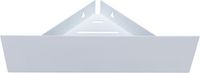 Полка Aquanet Магнум 28x28 белая матовая, угловая 00302237 — фото 3, Полки для ванной и душа