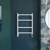 Полотенцесушитель электрический Grota Nosto 530х800 белый Nosto 530х800 RAL9016 EL — фото 3, Электрические полотенцесушители