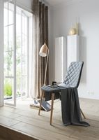 Подвесной универсальный левый/правый пенал с одной дверью и системой открывания «push-to-open» в белом цвете арт-An.05.25/W — фото 3, Пеналы для ванной комнаты