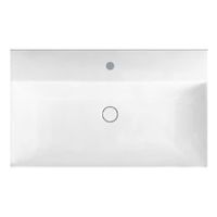 Раковина HATRIA Bahia 13 BH0600365011TS0 подвесная или на тумбу с одним отверстием с переливом цвет белый — фото 1, Раковины подвесные