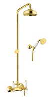 Душевая система Fiore COLONIALE , золото арт-02OO0620 — фото 1, Душевые стойки
