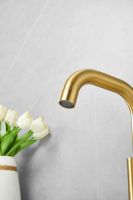 Смеситель для раковины BELZ , брашированное золото арт-B10810-5 — фото 7, Смесители для раковины