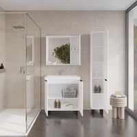 Тумба под раковину VIANT БЕРЛИН 60 подвесная белый (VBER60MDBEL-T2YP) — фото 4, Тумбы под раковину