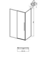 Товар: Боковая стенка Grossman Galaxy (70х195) черный матовый,стекло тонированное, 1 место арт-200.K33.01.70.21.10 - фото 10 Боковая стенка Grossman Galaxy (70х195) черный матовый,стекло тонированное, 1 место арт-200.K33.01.70.21.10 — фото 10, Боковые стенки