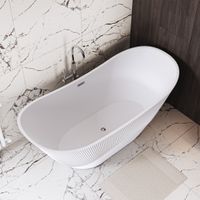 Ванна отдельностоящая Grossman Galaxy GR-2104M (170х75х72) цвет белый матовый,1 место — фото 4, Акриловые ванны