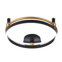 Светильник потолочный арт-FERNANDO PL48W LED BLACK/GOLD — фото 4, Подвесные светильники