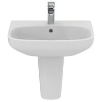 Раковина подвесная Ideal Standard i.life A 55 отверстие под смеситель, с переливом, белый арт-T470601 — фото 6, Раковины напольные