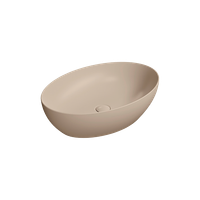 Товар: раковина накладная PURA 60x42 без перелива бежевый матовый creta matt GSI арт-884208 - фото 2 раковина накладная PURA 60x42 без перелива бежевый матовый creta matt GSI арт-884208 — фото 2, Раковины накладные