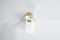 Товар: AQ4104BG ЕВРОПА стакан с держателем, шлиф. золото - фото 4 AQ4104BG ЕВРОПА стакан с держателем, шлиф. золото — фото 4, Стаканы для зубных щеток