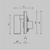 Товар: Настенный светильник (бра) Technical C040WL-L3B3K - фото 9 Настенный светильник (бра) Technical C040WL-L3B3K — фото 9, Бра