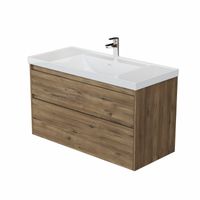 Тумба под раковину Aquanet Nova Lite 2.0 110 дуб рустикальный арт-00346321 — фото 1, Тумбы под раковину