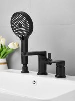 Смеситель на борт ванны BELZ, черный, арт-B66713-7 — фото 2, Смесители на борт ванны