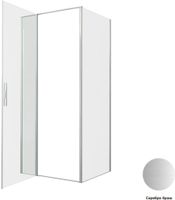 Душевой уголок Allen Brau Priority 90x80 3.31026.BA + 3.31041.BA серебро браш 3.31026.BA + 3.31041.BA — фото 5, Прямоугольные душевые уголки