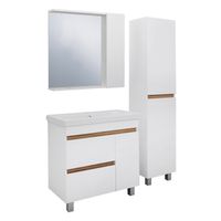 Товар: Шкаф-пенал напольный SYDNEY 35 с корзиной/левый/ AQUA DE MARCO 3035WCSYD/L - фото 5 Шкаф-пенал напольный SYDNEY 35 с корзиной/левый/ AQUA DE MARCO 3035WCSYD/L — фото 5, Шкафы для ванной