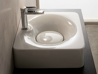 Товар: Раковина Scarabeo FUJI подвесная или накладная без перелива без отверстий цвет белый арт-6002 - фото 3 Раковина Scarabeo FUJI подвесная или накладная без перелива без отверстий цвет белый арт-6002 — фото 3, Раковины накладные