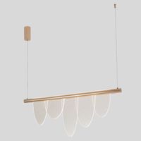 Светильник подвесной арт-VALENTIN SP22W LED GOLD — фото 5, Подвесные светильники