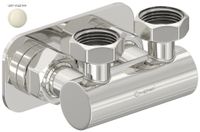 Модуль Модуль Сунержа 2х3/4" угловой EU50 RAL 9001 Кремово-белый арт-9001-1538-3434 — фото 2, Комплектующие для полотенцесушителей