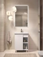 Тумба под раковину VIGO Milos 60 (Como) арт-316 белый — фото 5, Тумбы под раковину