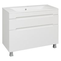 Тумба напольная OLIVIA 100 /2 ящ/ AQUA DE MARCO 2100COLI/F — фото 2, Тумбы под раковину