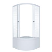 ДО Полосы 90*90 Б (5 мест+сифон D50) арт-Щ0000061799 — фото 1, Душевые уголки четверть круга