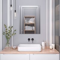 Зеркало с LED-подсветкой SIRIUS (60*80) /AQUA DE MARCO SIR60/80 — фото 3, Зеркала в ванную комнату