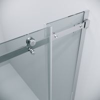 Душевое ограждение Grossman Classic (90х90х195) квадрат,раздвижная,хром,стекло прозрачное, 2 места арт-300.K33.04.9090.10.00 — фото 7, Квадратные душевые уголки