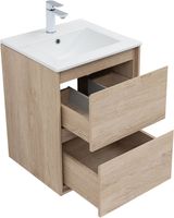 Товар: Тумба с раковиной Aquanet Милан 50 цв. дуб светлый 00340166 - фото 7 Тумба с раковиной Aquanet Милан 50 цв. дуб светлый 00340166 — фото 7, Тумбы с раковиной