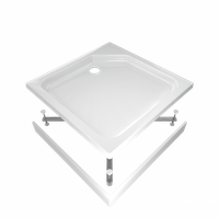 Товар: ПД21 Поддон ДК низкий квадрат 80х80 в комплекте арт-Щ0000038719 - фото 4 ПД21 Поддон ДК низкий квадрат 80х80 в комплекте арт-Щ0000038719 — фото 4, Душевые кабины