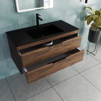 База под раковину Chiara 2D 1000 подвесная, 2 выкатных ящика soft-close, С.Oak арт-VMC-2C2100CO — фото 7, Тумбы под раковину