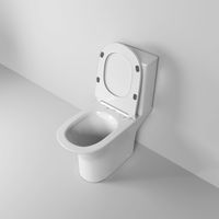 Унитаз напольный Grossman Classic (650х340х790) безободковый,белый с тонкой крышкой,микролифт,2 места арт-GR-4465S — фото 3, Напольные унитазы