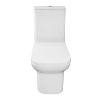 Унитаз-компакт Azario Alba 620х405х805 напольный, безободковый, с сиденьем микролифт арт-AZ-8323 — фото 5, Напольные унитазы