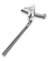 OneLife смеситель для ванны однорычажный полимерный универсальный, хром арт-P01-211cr — фото 2, Смеситель для ванны