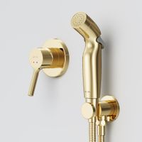 Товар: F40H85B99 X-Joy S, гигиенический набор для скрытого монтажа со смесителем для душа, золото - фото 1 F40H85B99 X-Joy S, гигиенический набор для скрытого монтажа со смесителем для душа, золото — фото 1, Гигиенические души