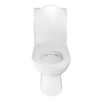 Унитаз-компакт Azario Kano 370х630х800 напольный, безободковый, в комплекте с быстросъемным сиденьем микролифт арт-93590 — фото 4, Напольные унитазы