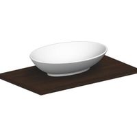 Раковина Scarabeo NECK накладная без перелива без отверстий цвет белый арт-8045 — фото 1, Раковины накладные