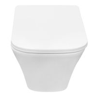 Унитаз подвесной Azario Nove 350х520х365 безободковый, c функцией биде, в комплекте быстросъемное сиденье микролифт арт-AZ-9321B — фото 2, Подвесные унитазы