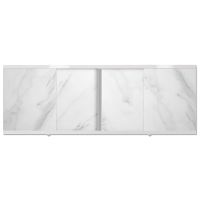 экран под ванну Rumba 150 белый мрамор MELODIA MBSR15002 — фото 1, Экраны для ванн